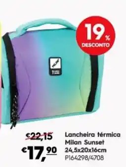 Americana Lancheira térmica Milan Sunset promoção