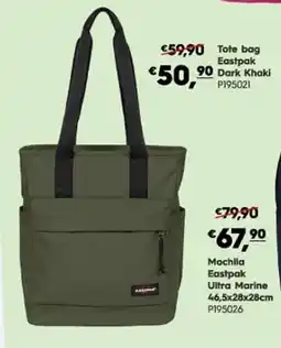 Americana Tote bag Eastpak Dark Khaki promoção
