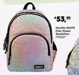 Americana Mochila ghuts pixel dream promoção
