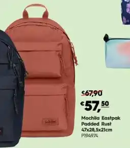 Americana Mochila Eastpak Padded Rust promoção