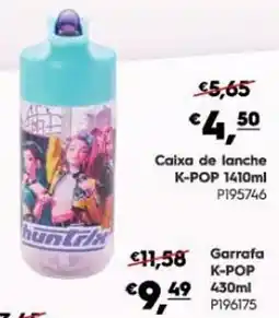 Americana Caixa de lanche K-POP promoção