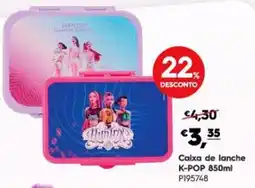 Americana Caixa de lanche K-POP promoção