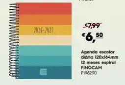 Americana Agenda escolar diária FINOCAM promoção