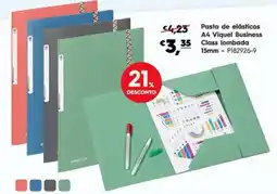 Americana Pasta de elásticos A4 Vique Business promoção