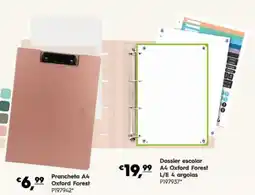 Americana Prancheta A4 Oxford Forest promoção