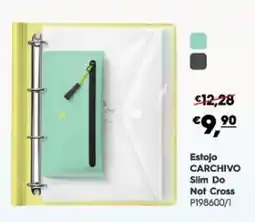 Americana Estojo CARCHIVO Slim Do Not Cross promoção