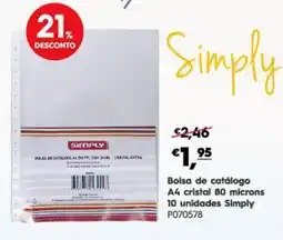 Americana Bolsa de catálogo Simply promoção
