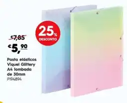Americana Pasta elásticos Viquel Glittery promoção