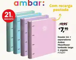 Americana Dossier A4 Ambar promoção
