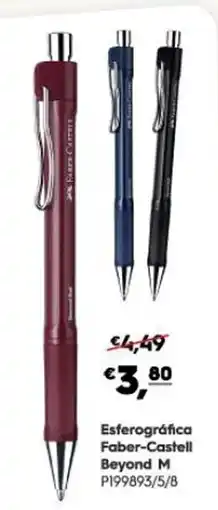 Americana esferográfica faber-castell beyond m promoção