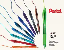 Americana Roller gel Pentel Energel 0,7 mm promoção