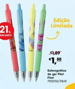 Americana Esfreográfica de gel Pilot Flow promoção
