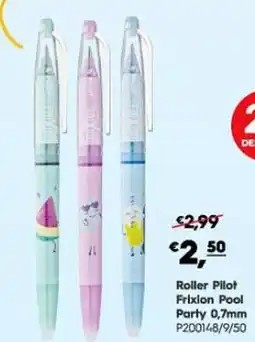 Americana Roller Pilot Frixion Pool Party 0,7mm promoção