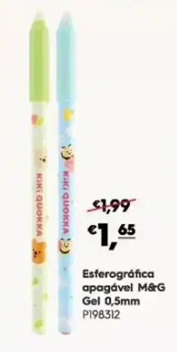 Americana Esfrográfica apagável M&G promoção