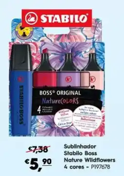 Americana Sublinhador Stabilo Boss Nature Wildflowers promoção
