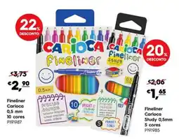 Americana Fineliner Carioca promoção