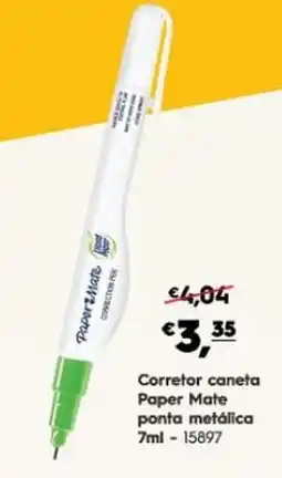 Americana Corretor caneta Paper Mate promoção
