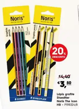 Americana Lápis grafite Staedtler Noris The Icon promoção