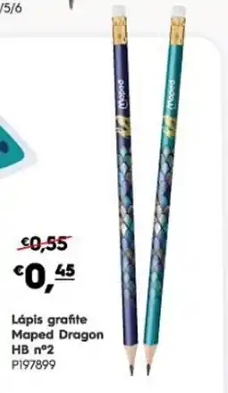 Americana Lápis grafite Maped Dragon HB nº2 promoção