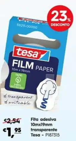 Americana Fita adesiva transparente Tesa promoção
