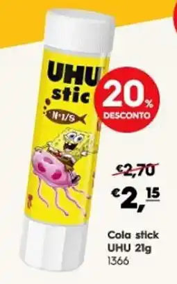 Americana Cola stick UHU promoção