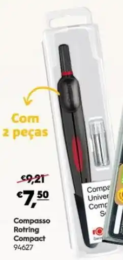 Americana Compasso Rotring Compact promoção