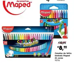 Americana Canetas de feltro laváveis Maped promoção