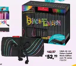 Americana Lápis de cor Faber-Castell Black Edition promoção