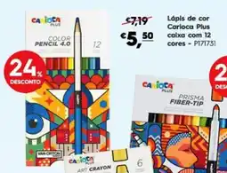 Americana Lápis de cor Carlota Plus promoção