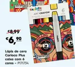 Americana Lápis de cera Carioca Plus promoção