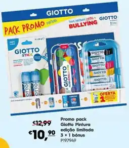 Americana Giotto pintura promo pack promoção