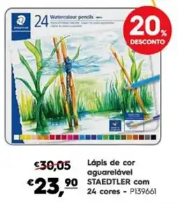 Americana Lápis de cor aguarelável staedtler com 24 cores promoção