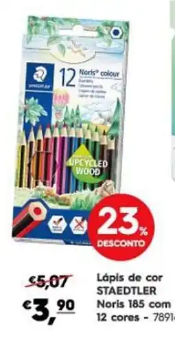 Americana Lápis de cor staedtler noris 185 com 12 cores promoção