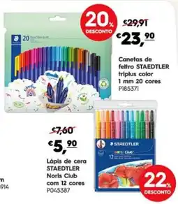 Americana Canetas de feltro staedtler triplus color promoção