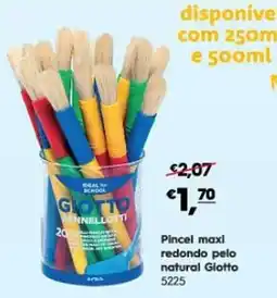 Americana Pincel maxi redondo pelo natural Giotto promoção