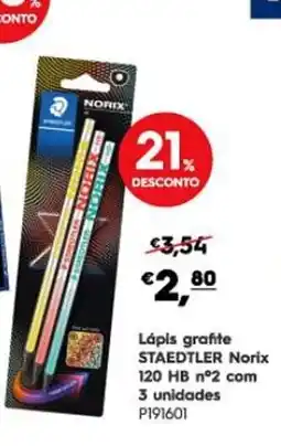 Americana Lápis grafite Staedtler Norix promoção