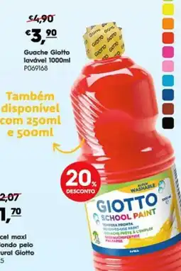 Americana Guache Giotto lavável promoção