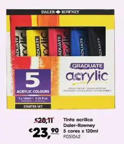 Americana Tinta acrílica Daler-Rowney promoção