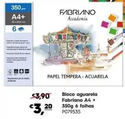 Americana Bloco aguarela Fabriano A4 + promoção