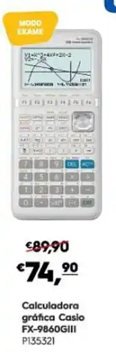Americana Calculadora gráfica Casio FX-9860GIII promoção