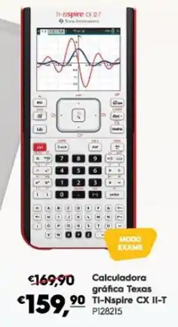 Americana Calculadora gráfica Texas TI-Nspire CX II-T promoção