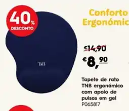 Americana Tapete de rato TNB ergonómico promoção