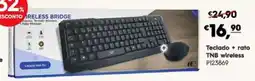 Americana Teclado + rato TNB wireless promoção