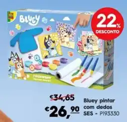 Americana Bluey pintar com dedos promoção
