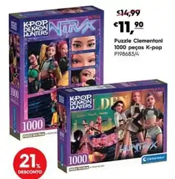 Americana Puzzle clementoni k-pop promoção