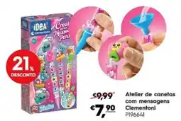 Americana Atelier de canetas com mensagens Clementoni promoção