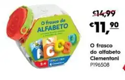 Americana O frasco do alfabeto clementoni promoção