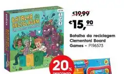 Americana Batalha da reciclagem clementoni board games promoção