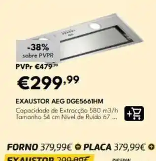 Aeg - exaustor aeg dge5661hm