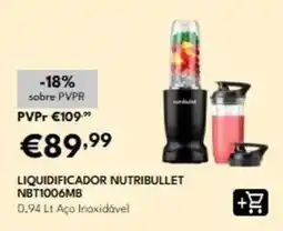 Radio Popular Nutribullet - liquidificador nbt006mb promoção